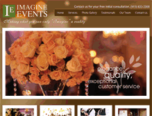 Tablet Screenshot of imagineeventplanners.com